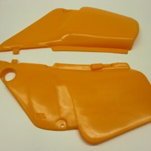 Side cover set yellow (dark) MT50/80 model Paris-Dakar
