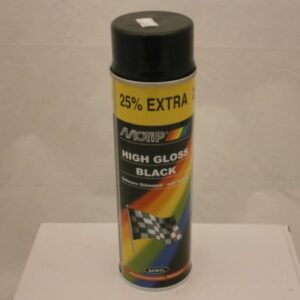 Aérosol noir brillant