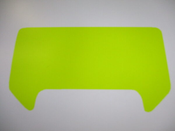 Decal headlight cover yellow MT for model 88-89 black Honda