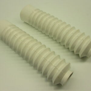 Jeu de caoutchoucs de fourche avant 260 mm blanc MT / MTX