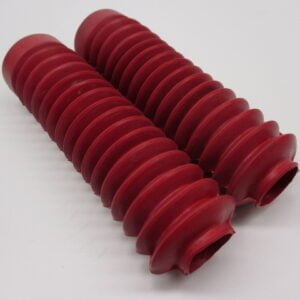 Jeu de caoutchoucs de fourche avant rouge spécialement pour MTX80R2/125/200R